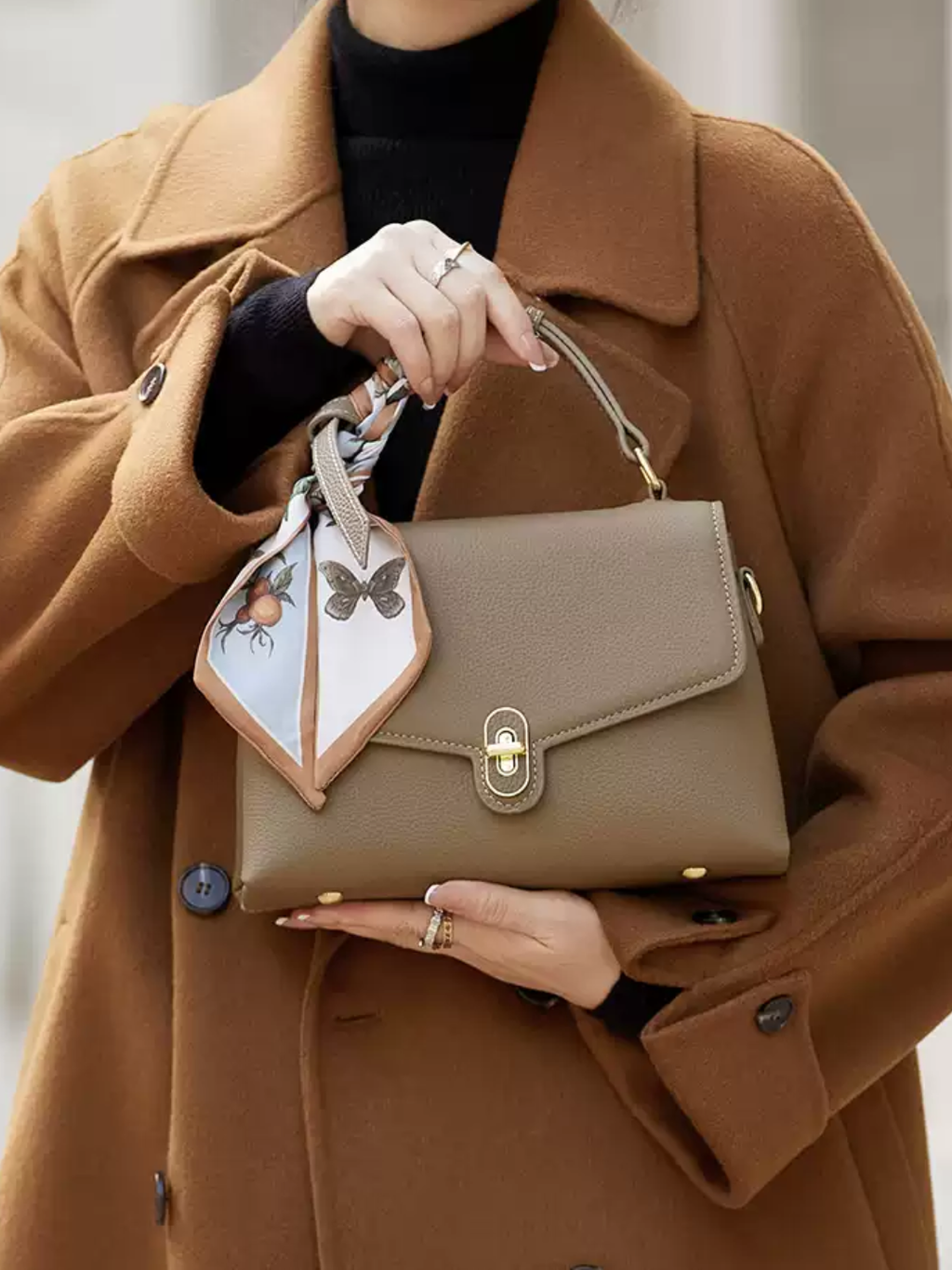 Túi Da Nữ Phong Cách Retro