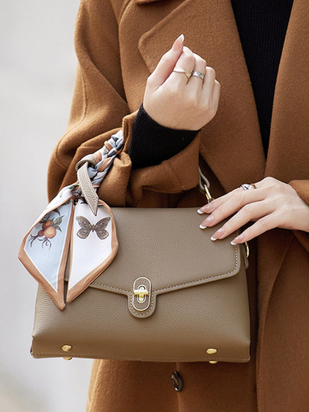 Túi Da Nữ Phong Cách Retro