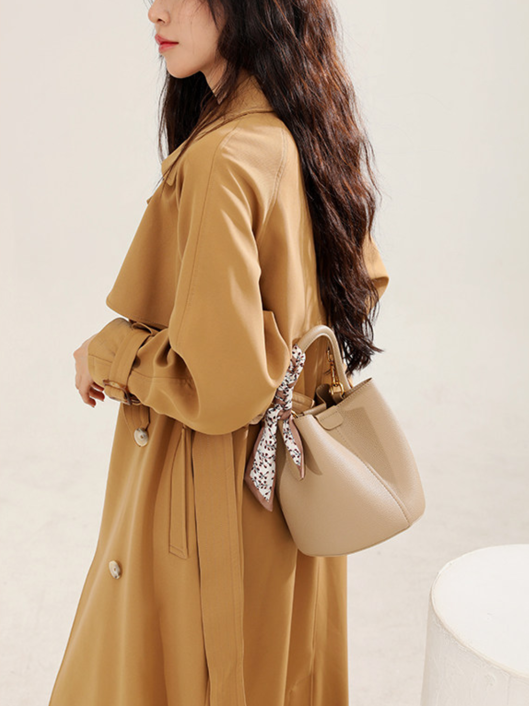 Túi Da Nữ Bucket Mini