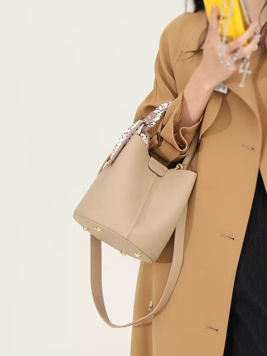 Túi Da Nữ Bucket Mini